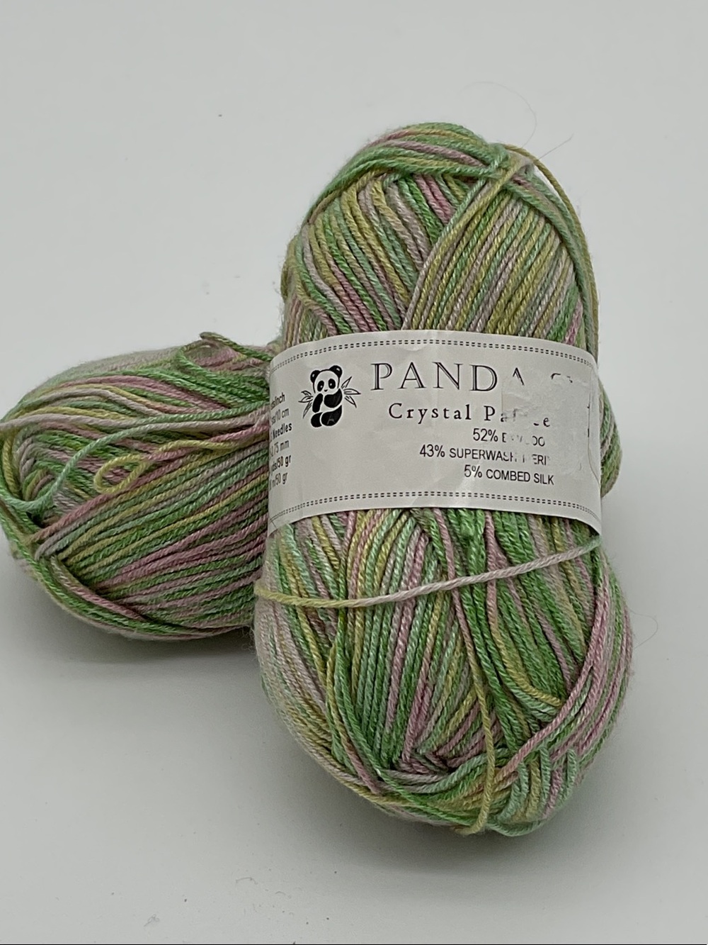 Panda Crystal Palace Multi-Color Yarn - Pastel Greens & Pinks